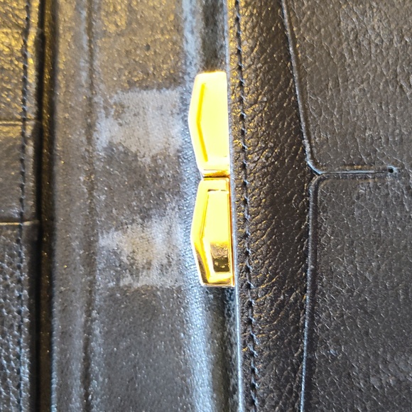 Yves Saint Laurent YSL black and gold wallet - Picture 6 of 12